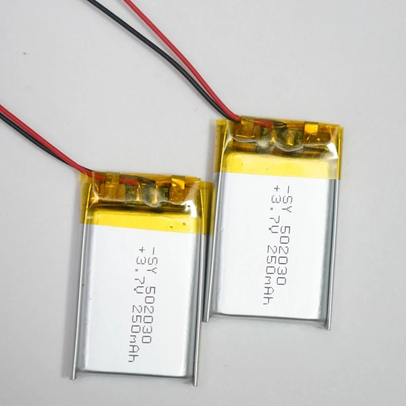 লিথিয়াম আয়ন পলিমার ব্যাটারি 3.7 V 250mah